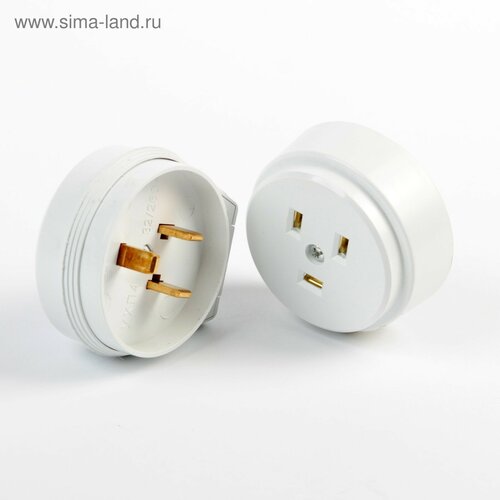 Разъём TDM РШ-ВШ 32 А 250 В открытой установки белый 799₽