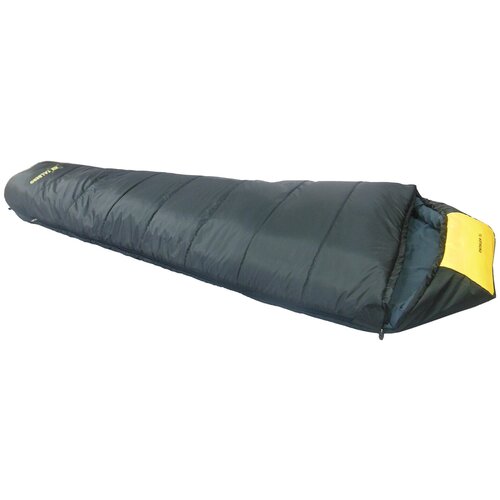 talberg grunten 40c спальный мешок 40с правый Спальный мешок Talberg Grunten -40C, черный/желтый, молния с левой стороны