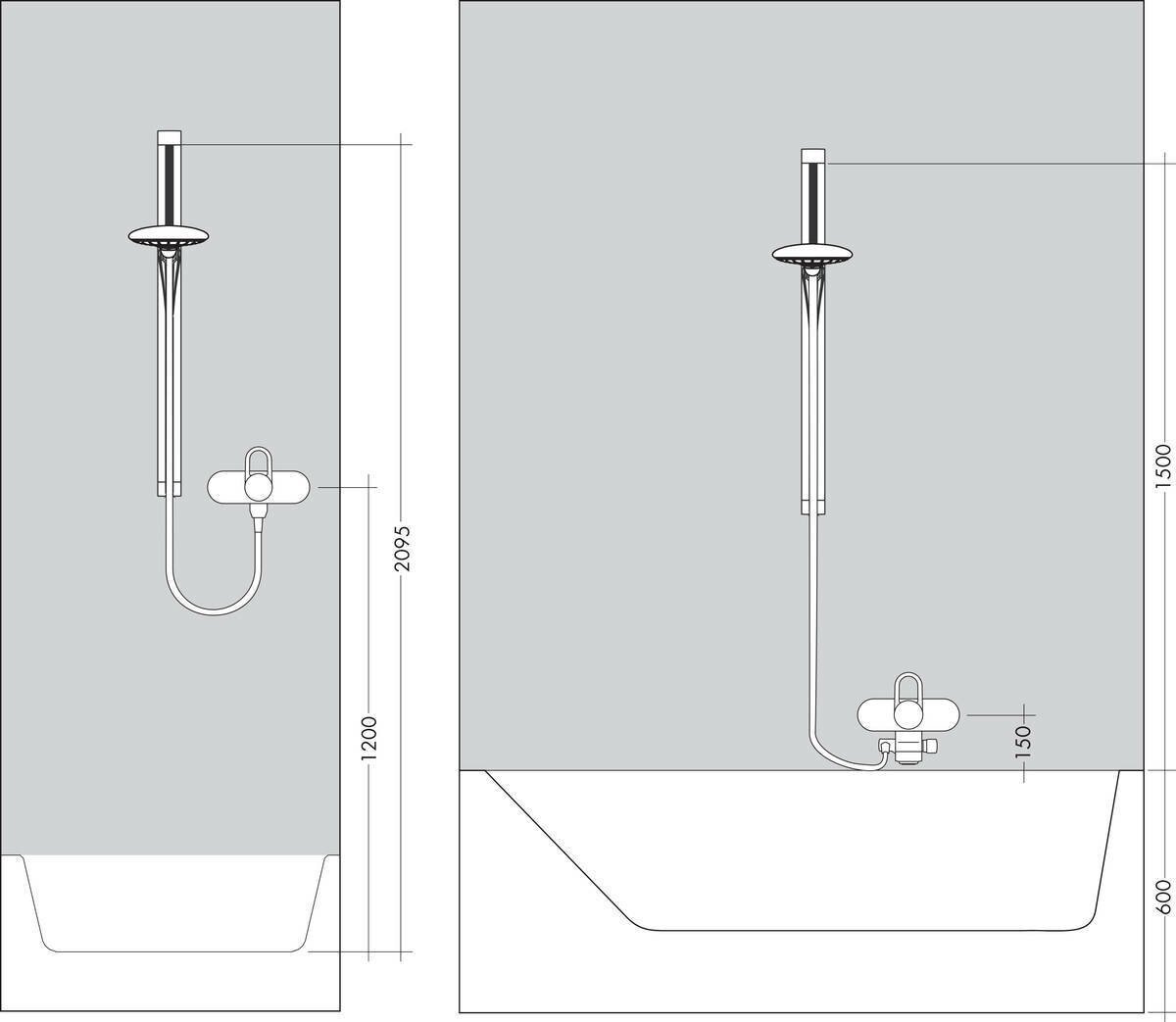 Душевой гарнитур Hansgrohe - фото №20