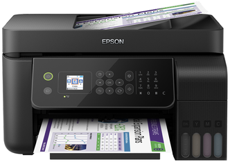 МФУ струйное Epson L5190, цветн., A4, черный