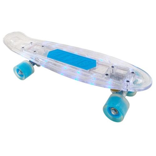фото Скейт детский navigator пластик 56х15х11 см со световыми эффектами т20014-15 белый т20015