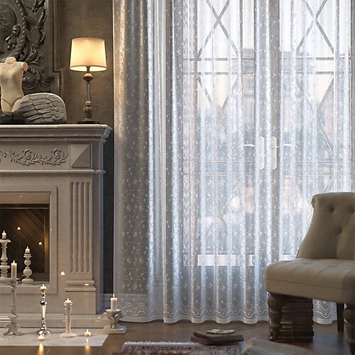 Тюль со шторной лентой ш 300 х в 260 см в487РС 1400₽