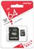 Micro SDXC карта памяти Smartbuy 64GB Class 10 (с адаптером) LE