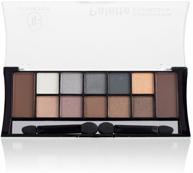 TF cosmetics Набор теней Color Palette Eyeshadow Pearl & Matte, тон 02 коричнево-бежевый