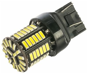 Автолампа Диод T20 (W21/5w) 12v 66 Smd Диодов 2-Конт Белая Skyway Повороты, Задний Ход, Стопы Skyway арт. S08201400