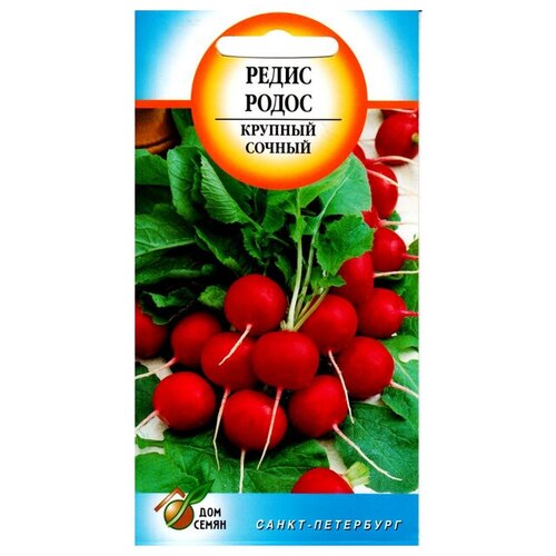 семена редис агрони родос 2 г Семена Редис родос 170шт для дачи, сада, огорода, теплицы / рассады в домашних условиях