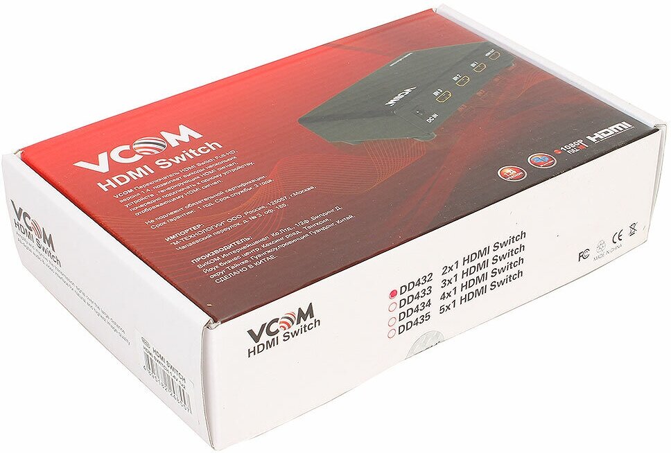 Переключатель HDMI VCOM - фото №7