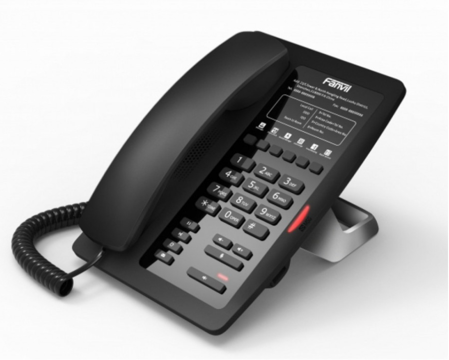 Fanvil Телефон IP Fanvil H3 черный (упак:1шт)