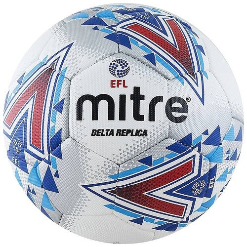 фото Футбольный мяч mitre delta replica efl синий/белый/красный 5