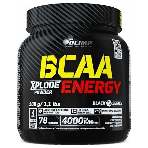 Аминокислоты OLIMP BCAA Xplode Powder Energy - 500 гр Фруктовый пунш