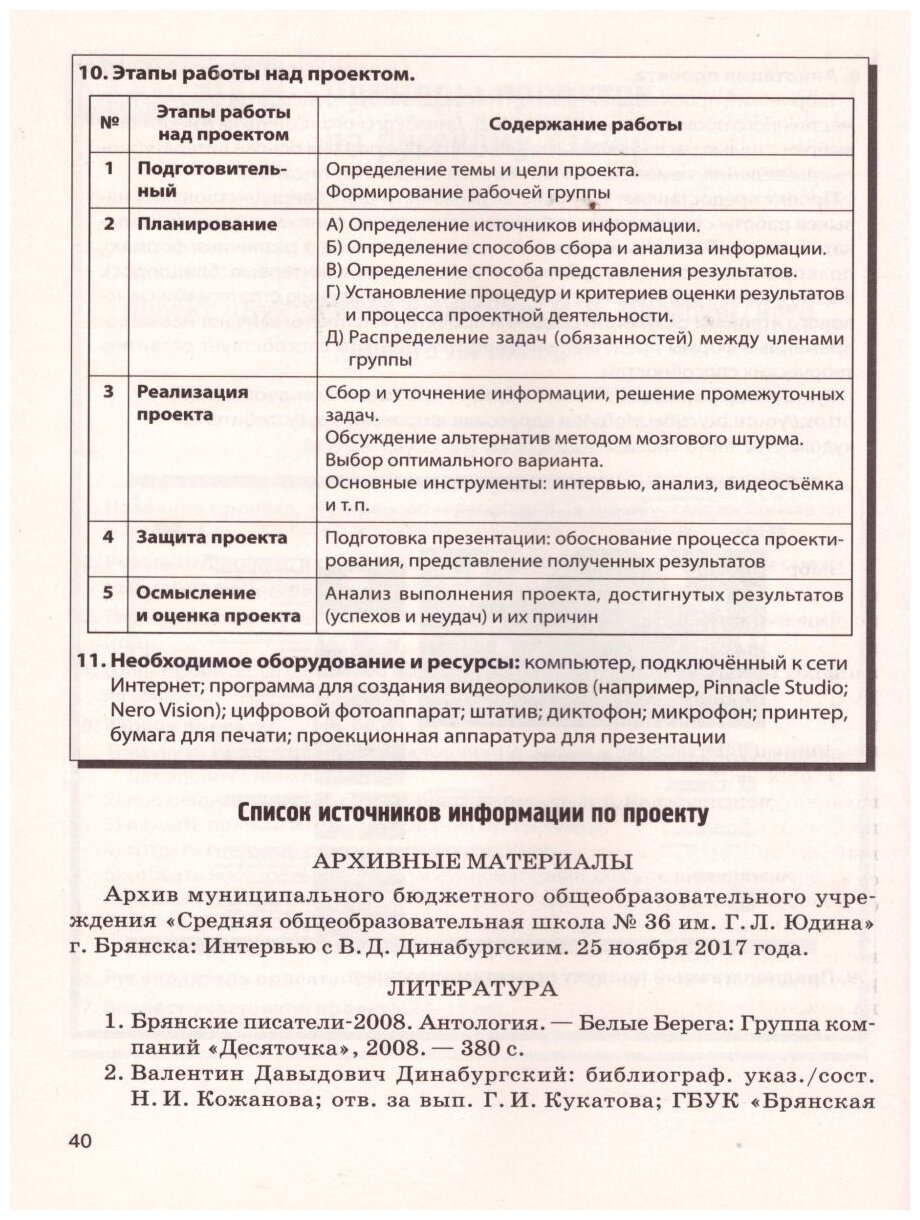 Русский язык. Литература. Проектная деятельность: метапредметный результат. 5-11 классы - фото №3