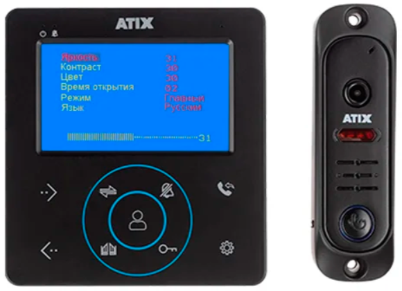 Комплект видеодомофона ATIX AT-I-K410C/T