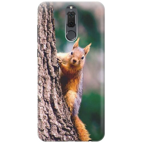 фото Re:paчехол - накладка artcolor для huawei nova 2i с принтом "белочка"