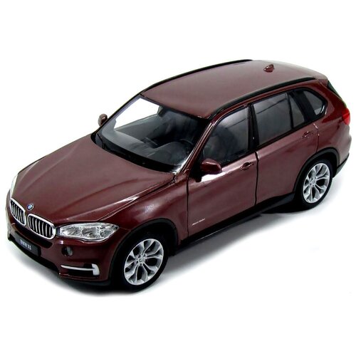 Внедорожник Welly BMW X5 F15 (43691) 1:34, 11 см, бордовый сайлентблок x5 f15 2013