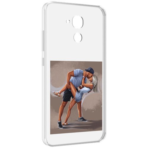 Чехол MyPads девушка с парнем танцуют женский для Huawei Honor 5C/7 Lite/GT3 5.2 задняя-панель-накладка-бампер