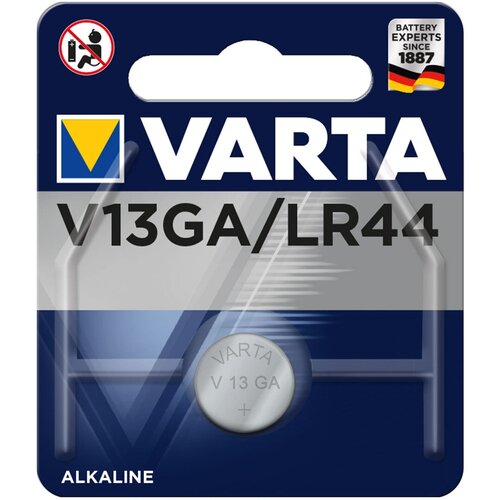 Батарейка щелочная VARTA V13GA (LR44, LR1154, G13) 1.5В батарейка щелочная varta 11a l1016 6v
