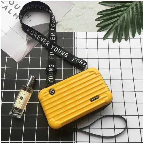 фото Сумка кросс-боди кросс-боди, желтый, черный amte