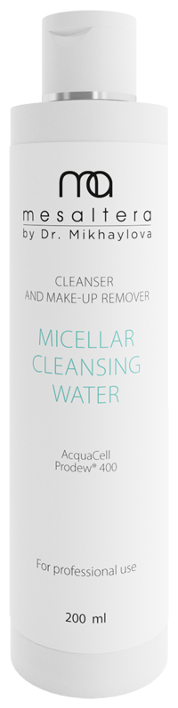 MESALTERA by Dr. Mikhaylova мицеллярная вода для экспресс демакияжа Mesaltera Micellar Cleanser, 200 мл, 200 г