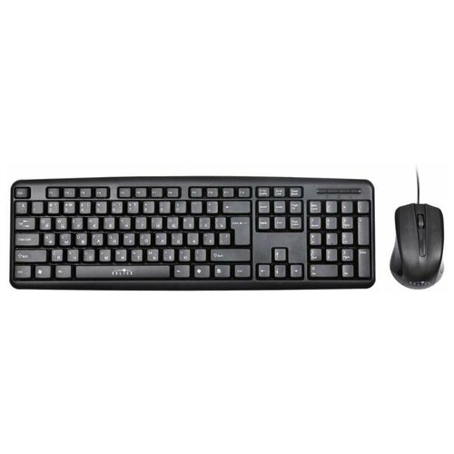 Клавиатура + мышь компьют. Oklick 600 M черный USB