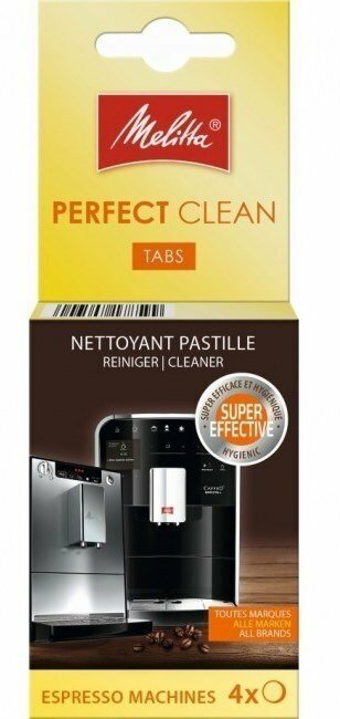 Melitta Perfect Cleaning Tabs таблетки для чистки гидросистемы 4 шт x 1,8 г (1500791)