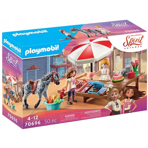 Набор с элементами конструктора Playmobil Spirit Untamed 70696 Прилавок с конфетами, 50 дет.