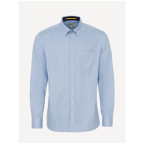 Рубашка CAMEL ACTIVE APPAREL Longsleeve Shirt 409111-1S01 мужская, цвет голубой, размер L