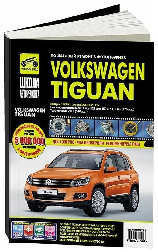 Volkswagen Tiguan. Выпуск c 2007 г. Рестайлинг в 2011 г. Руководство по эксплуатации - фото №4