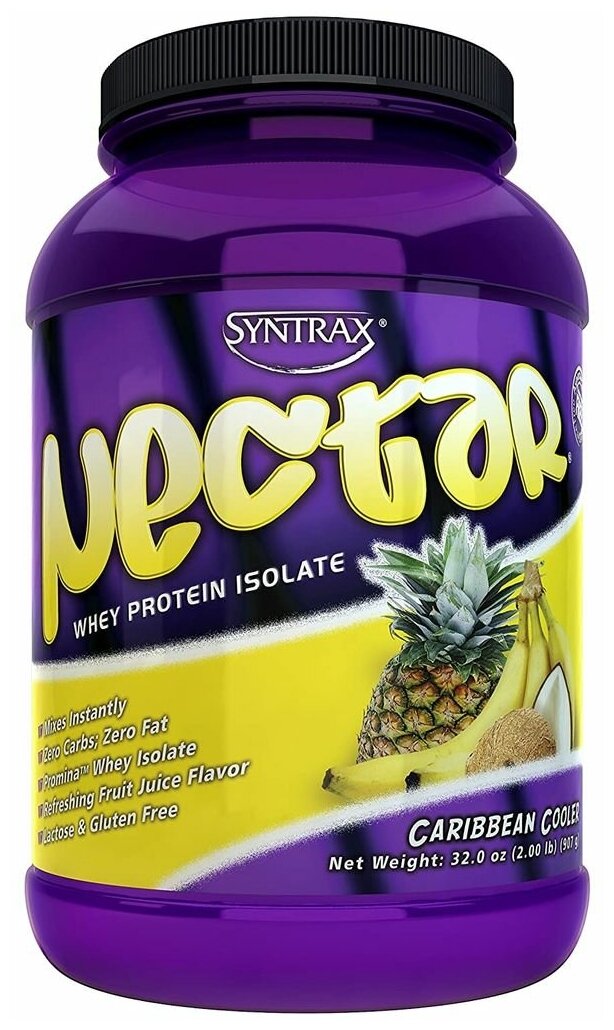 Изолят протеина SYNTRAX Nectar 907 г, Карибская свежесть