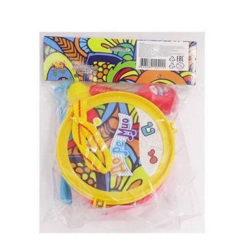 фото Набор музыкальных инструментов abtoys доремио, барабан и маракасы (d-00076)