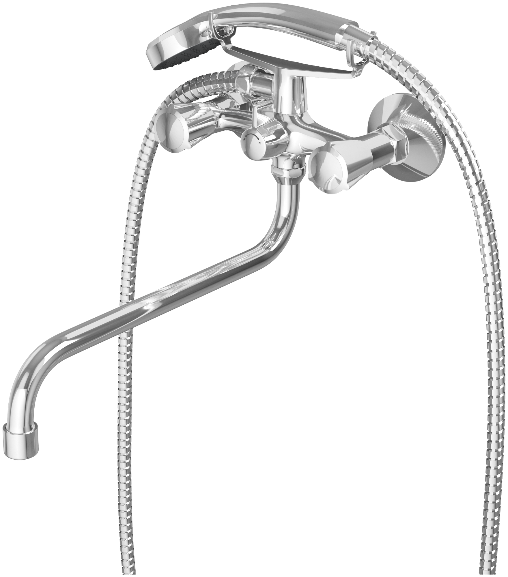 Смеситель для ванны с длинным поворотным изливом RUSH Pioneer (PI7950-51)