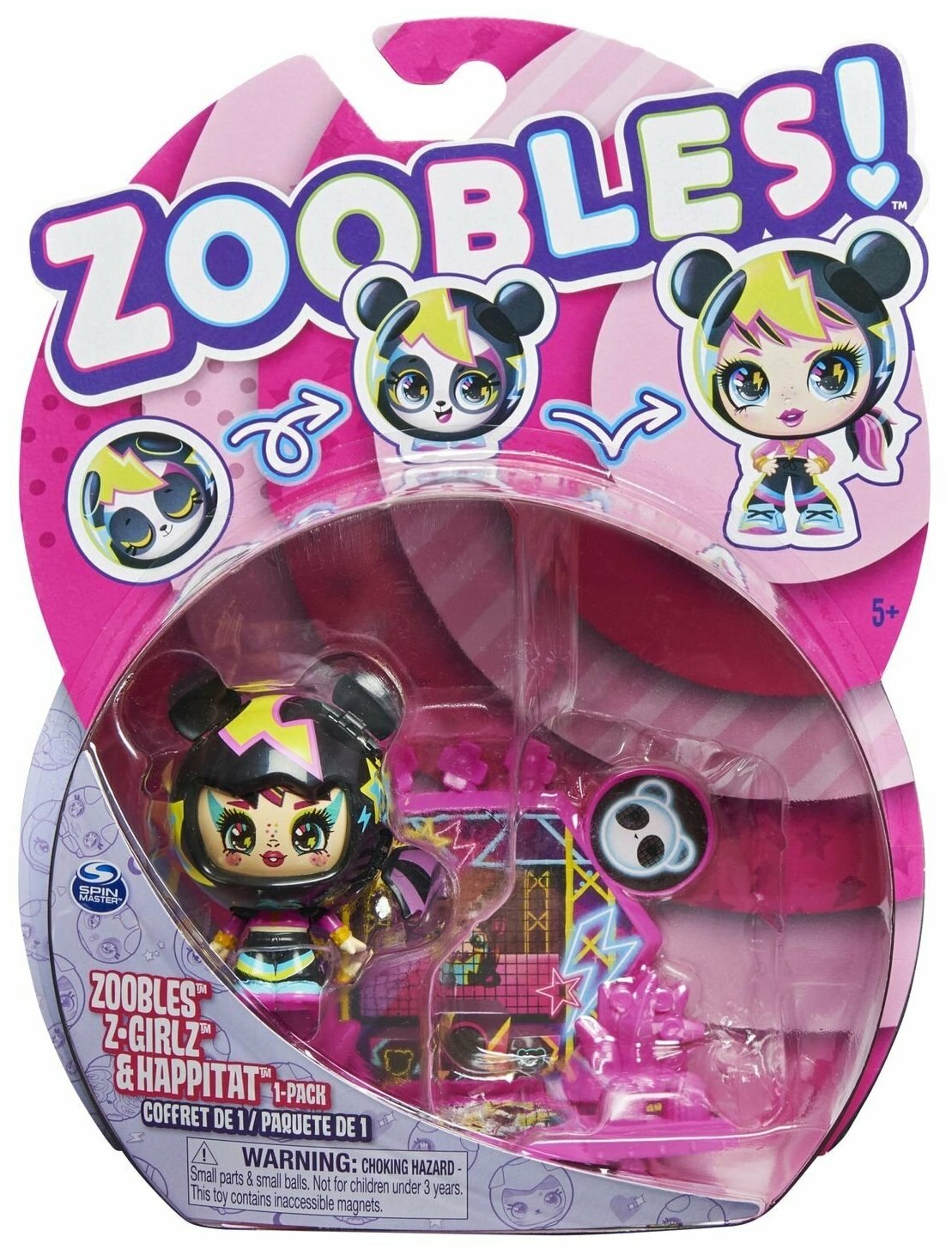 Zoobles Игровой набор Малышка Зу Panda 6061365/20134947, фигурки из мультфильмов для девочек