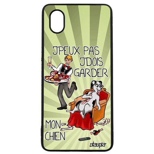фото Чехол для мобильного galaxy a01, "не могу - у меня собака!" повод комикс utaupia