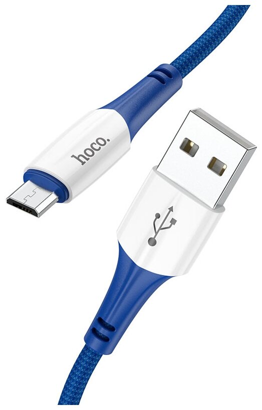 Кабель HOCO X70 Ferry charging data cable for Micro USB 1M 2.4А blue