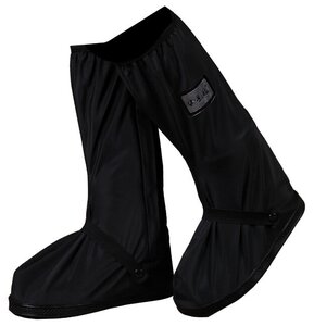 Чехлы дождевики (бахилы многоразовые) для защиты обуви, дождевые мотобахилы размер L, цвет черный