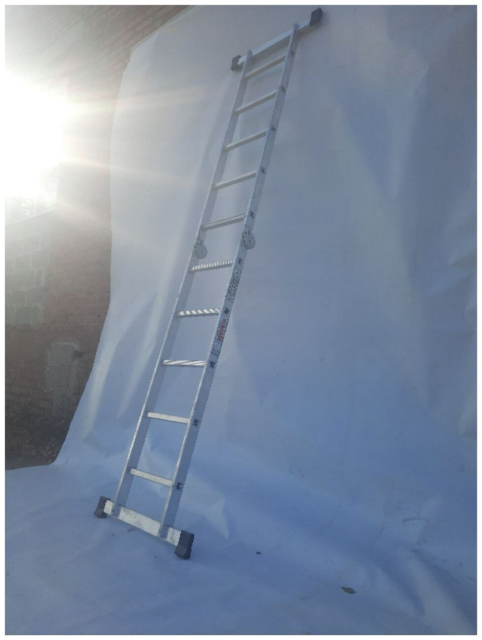 Лестница-трансформер алюминиевая 2х5 - фотография № 7