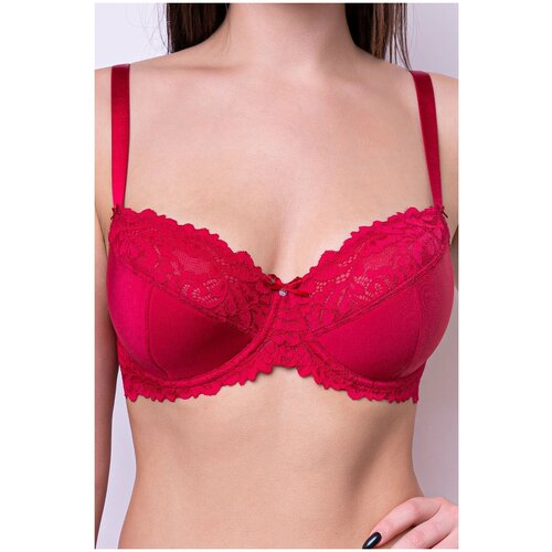 фото Бюстгальтер lauma, размер 95b, темно-алая роза