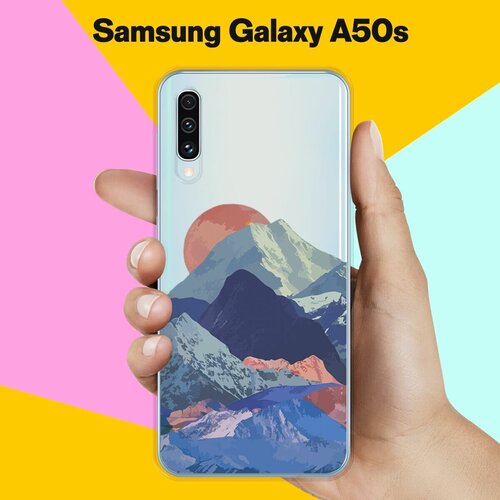 Силиконовый чехол Горы на Samsung Galaxy A50s силиконовый чехол ламы на samsung galaxy a50s