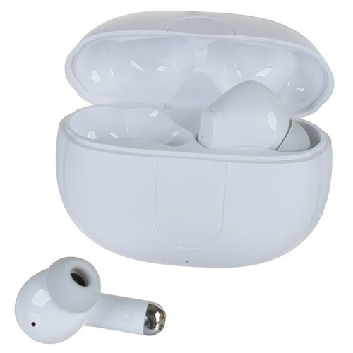 Наушники Olmio TWE-20 White 45282 наушники bluetooth 5 0 anc активное шумоподавление hs bn938 a