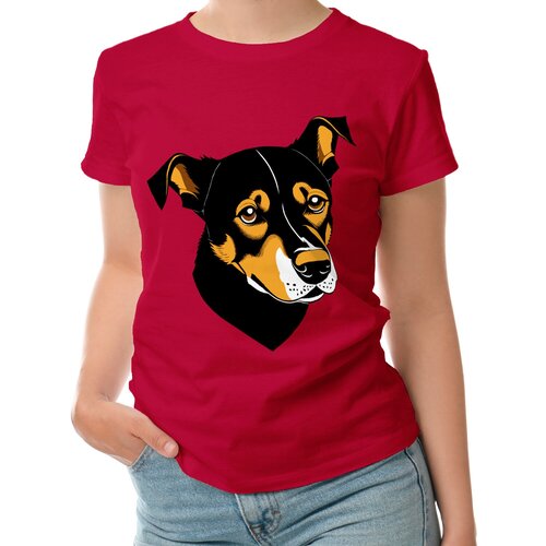 фото Футболка roly, размер l, красный