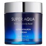 Missha Super Aqua 10 Hyalronic Acid Ultra Hyalron Cream Крем для лица - изображение