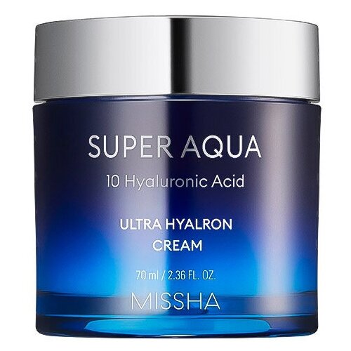 Крем дял лица Super Aqua Ultra Hyalron Cream увлажняющий, 70 мл