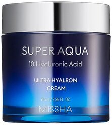 Missha Super Aqua 10 Hyalronic Acid Ultra Hyalron Cream Крем для лица, 70 мл