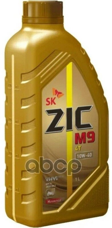 Zic M9 4T 10W40 (1L)_Масло Моторное! Для Мото Синт Api Sn, Jaso Ma2 Zic арт. 132026