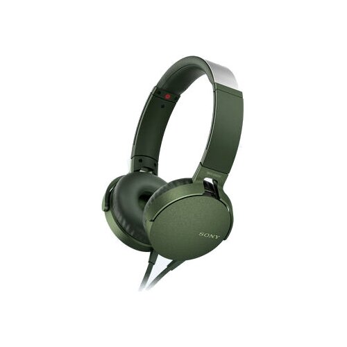 фото Наушники sony mdr-xb550ap, зеленый