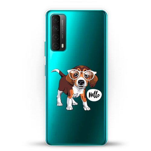 фото Силиконовый чехол hello бигль на huawei p smart 2021 andy & paul