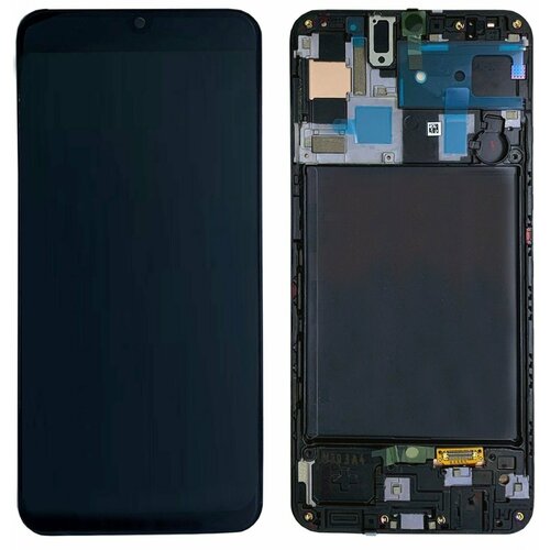 Дисплейный модуль с тачскрином для Samsung Galaxy A71 (A715F) (черный) (AAA) дисплейный модуль с тачскрином для samsung samsung galaxy a20 a205f черный lcd