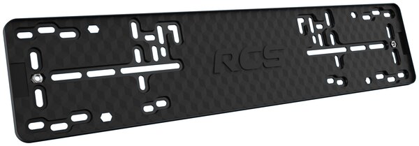 Рамка номерного знака RCS Light чёрная
