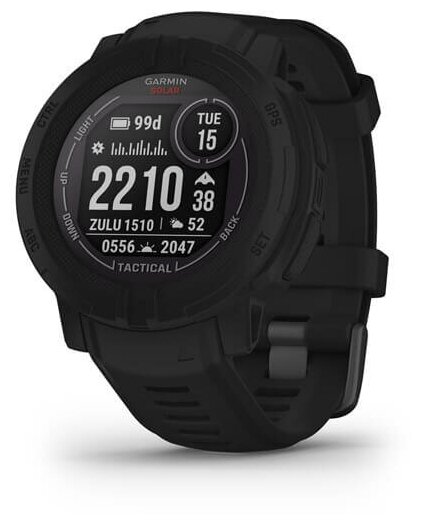 Часы Garmin Instinct 2 Solar Tactical, черный (010-02627-03)