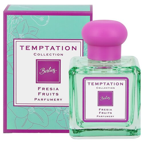 Парфюмерная вода BESTIES TEMPTATION freesia fruits (жен.) 50 мл besties парфюмерная вода besties temptation freesia fruits жен 50 мл