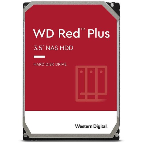 Жесткий диск 10 тб Western Digital Red Plus WD101EFBX 3479300₽